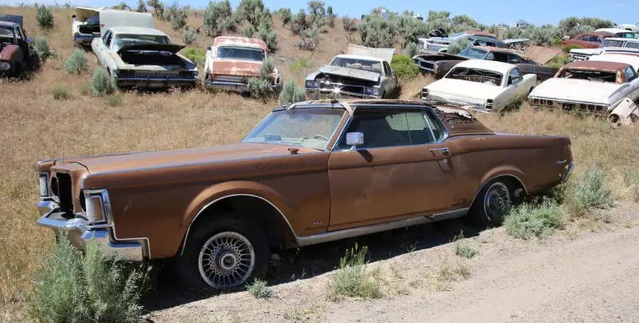 Lincoln, Lincoln Continental, Звалище, Авто, Автомобілі, Раритетні авто, США, Фото, Класичні авто