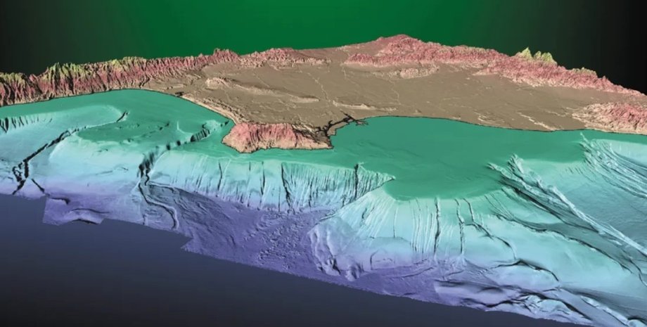 Сложная суровая природа континентального шельфа у побережья Лос-Анджелеса континентальный шельф, континентальный шельф лос-анджелес