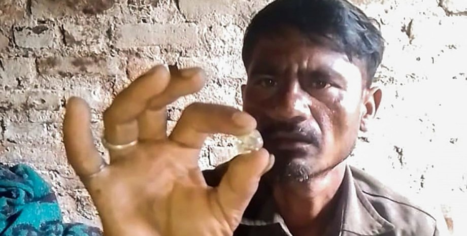 Раджу Гонд алмаз алмаз, находка, индия