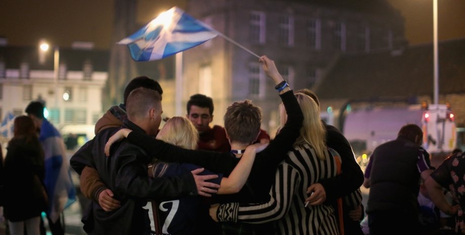 Митинг во время референдума в Шотландии / Фото: Getty Images