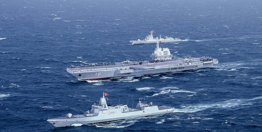 китайский авианосец