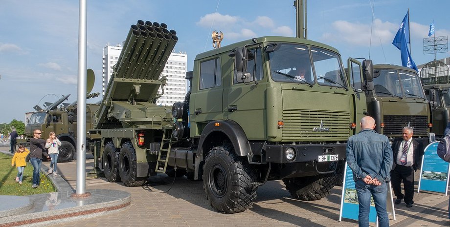 РСЗО "Ураган" из Беларуси, РФ Беларусь, РФ силовики ФСБ, ФСБ влияние на Беларусь, ФСБ влияние на КГБ, ФСБ и КГБ Беларуси, ФСБ реакция на Иран