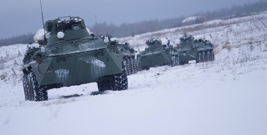 Білоруські війська на навчаннях поблизу кордону України