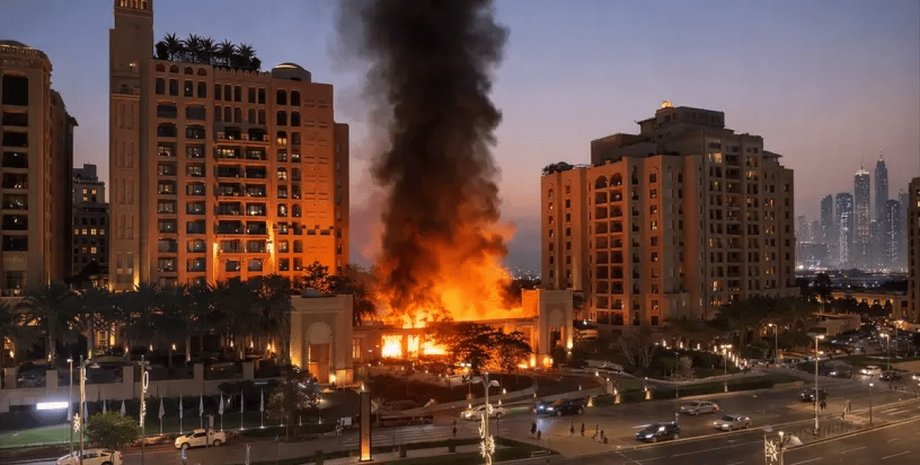 иран атаковал дубай