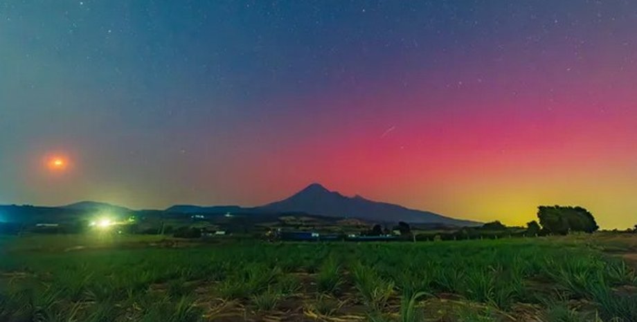 Полярное сияние Мексика