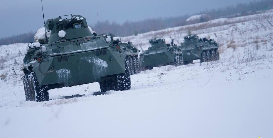 Белорусские войска на учениях вблизи с границей Украины