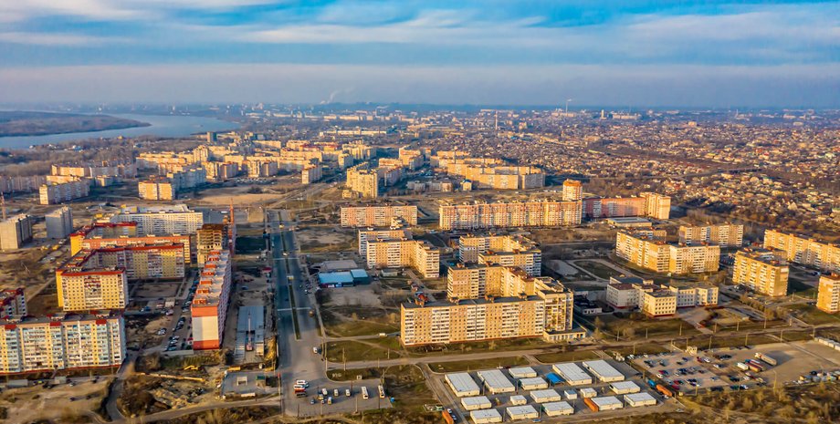запорожье, жилой массив, город