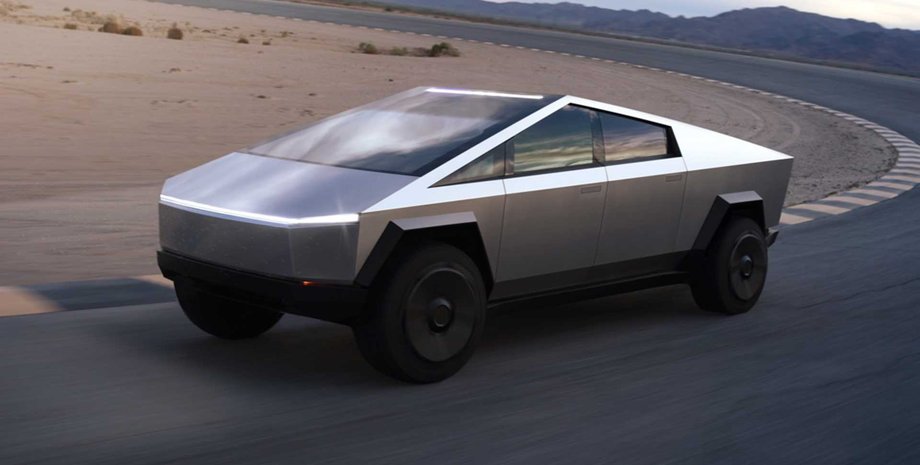 Tesla, Tesla Cybertruck, Електрокар, Електромобілі, Пікап, Авто, Автомобілі, Інтер'єр, Фото, Знімки, Кермо