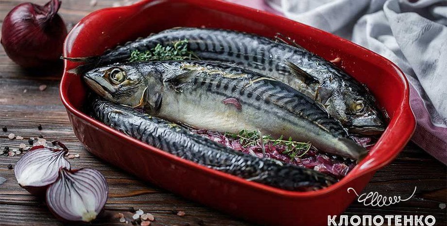 запечена скумбрія, як приготувати скумбрію, як смачно приготувати рибу, дешевий рецепт