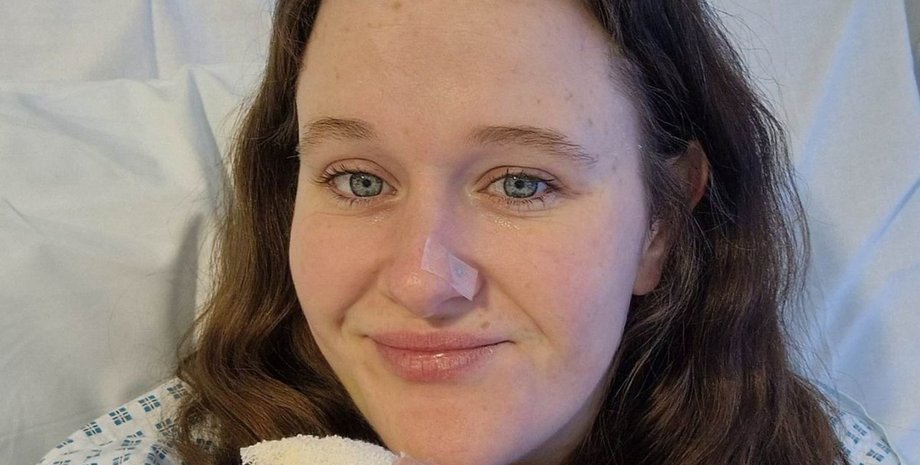 Дівчина, лікарня, обличчя, палата,