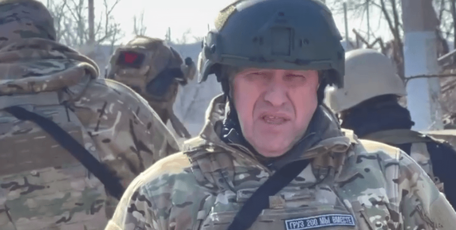 Євген Пригожин, ПВК Вагнер, вантаж 200, нашивка, війна