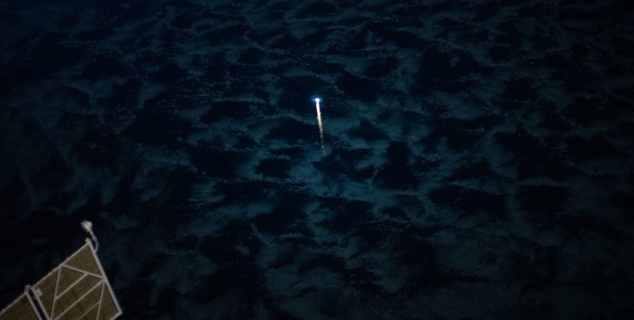 Модуль МКС сгорает в атмосфере