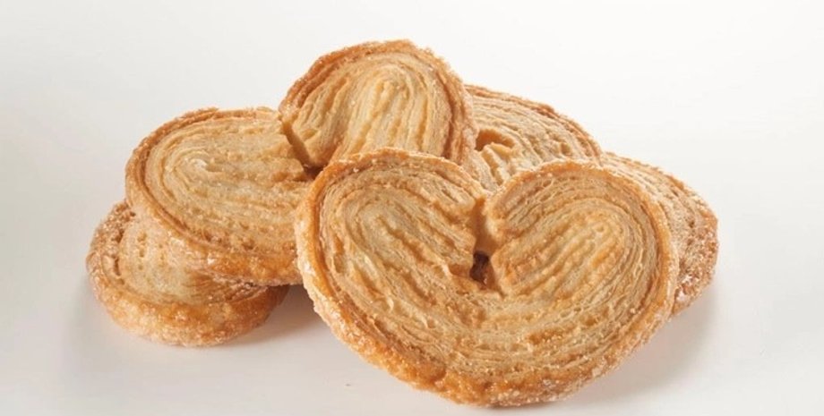 печенье, печенье ушки, слоеное тесто, слоеное тесто рецепт