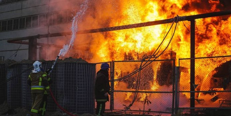 Этой ночью Полтавщину подвергли массированной атаке, в результате которой пострадало предприятие энергетического сектора