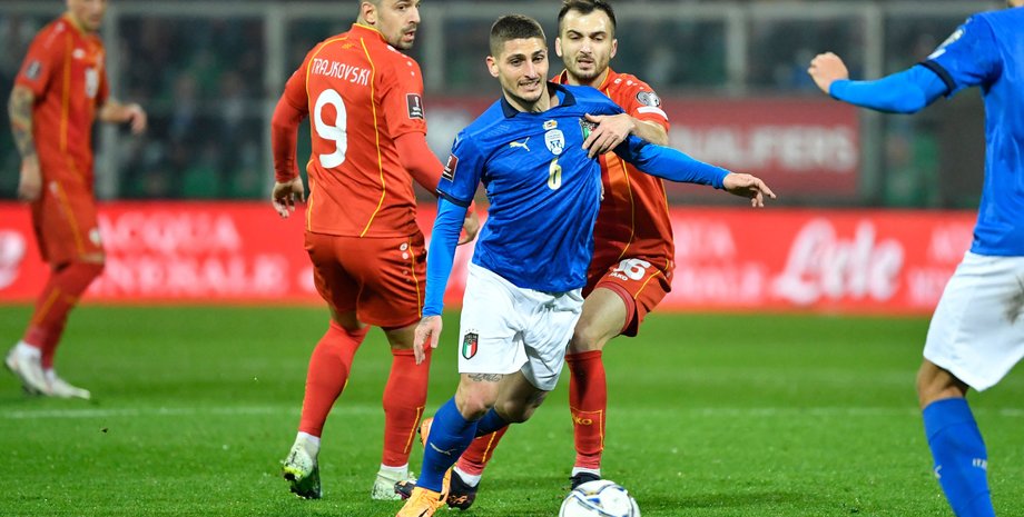 Италия Северная Македония, отбор на ЧМ-2022, квалификация на ЧМ-2022