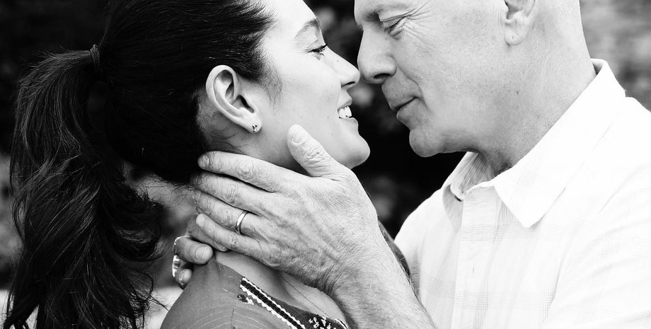 Брюс Уиллис, Эмма Хэминг, супруги, архивное фото