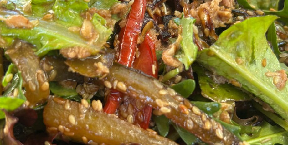 салат с огурцами, жареные огурцы, азиатская кухня