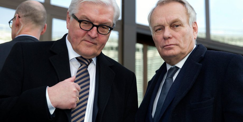 Франк-Вальтер Штайнмайер и Жан-Марк Эро / Фото: zn.ua