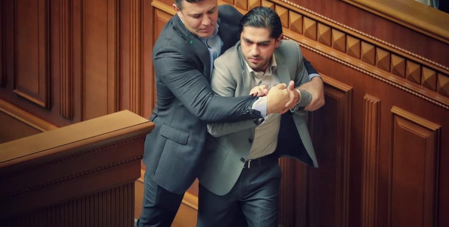 Гео Лерос и Николай Тищенко подрались в Раде
