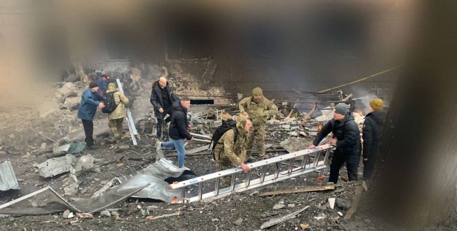 Обстрел Киев 23 ноября ракетный удар Вышгород разрушения