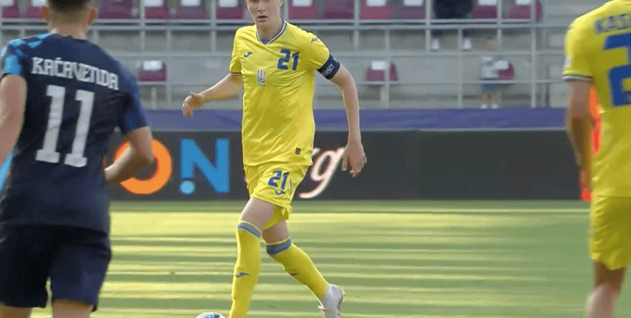 Евро-2023. Артем Бондаренко в матче против Хорватии