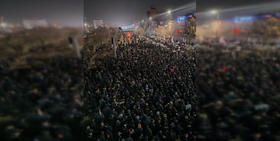 протесты в иране