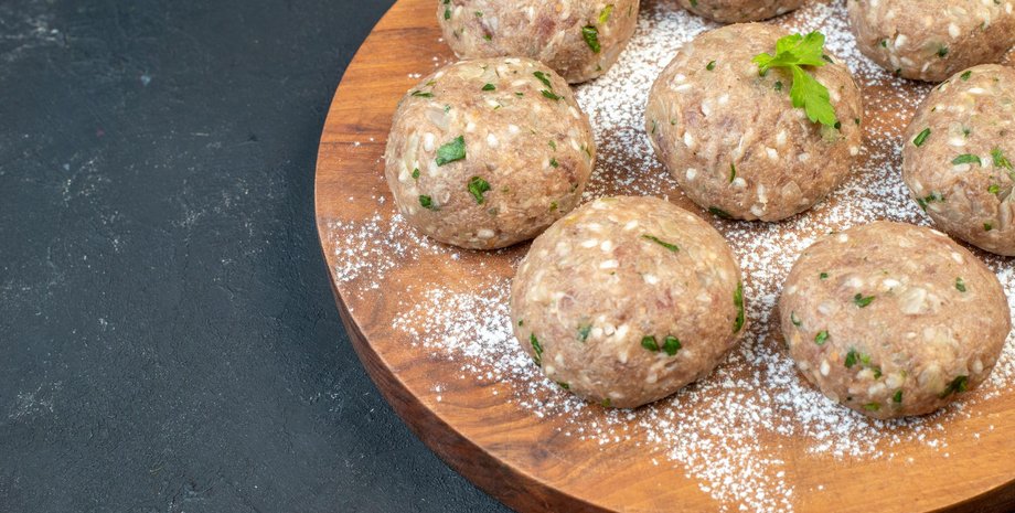 котлеты, сырые котлеты, рецепт котлет