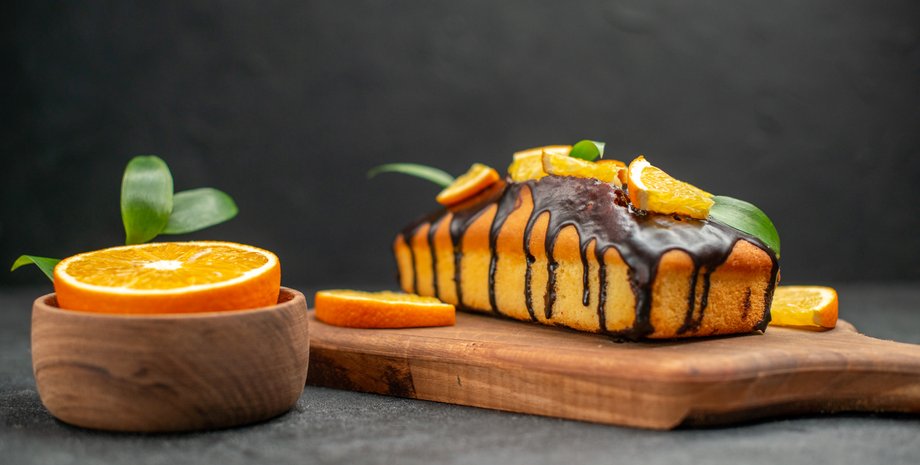 апельсиновый кекс, выпечка, кекс