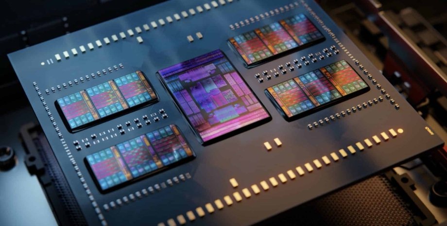 чіп, процесор, EPYC 9754, чіп AMD
