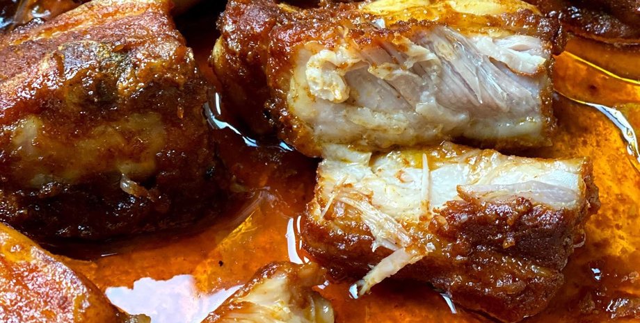 свиные ребрышки