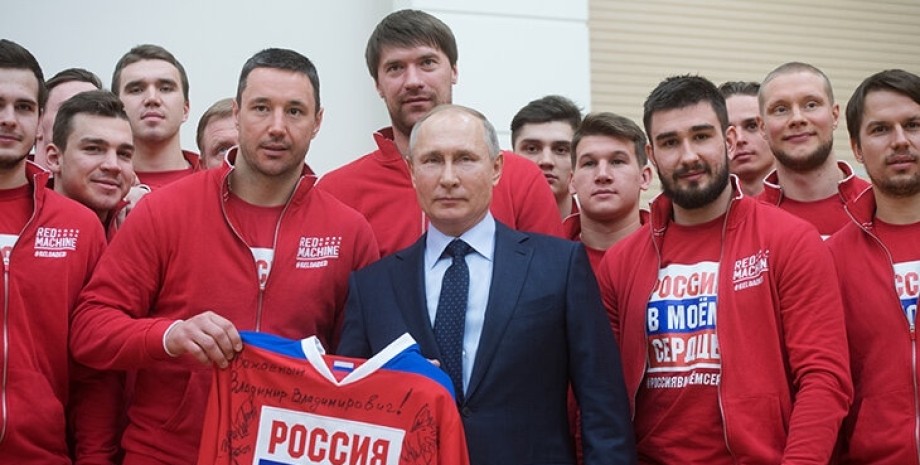 РФ, спортсмены, Путин