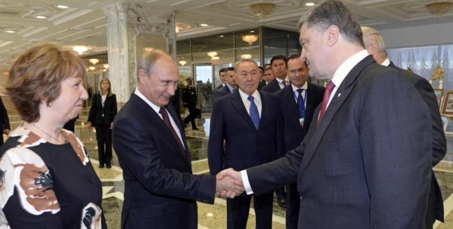 Путин и Порошенко в Минске / Фото: Reuters