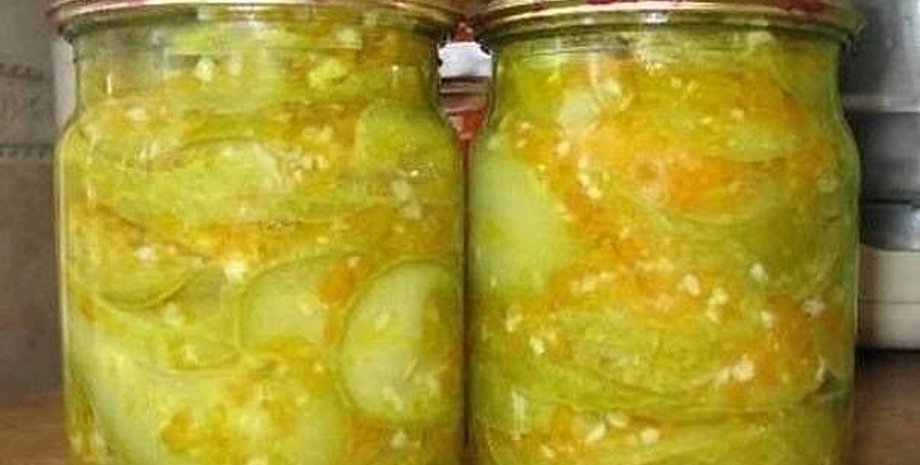 закуска, кабачки, кабачки в остром соусе