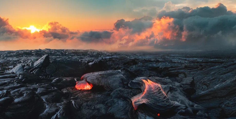 извержение вулкана гавайские острова