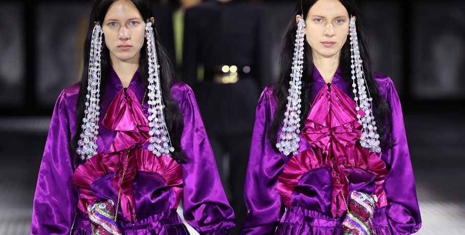 Gucci Twinsburg, Gucci, показ, неделя моды, неделя моды в милане, близнецы, алессандро микеле
