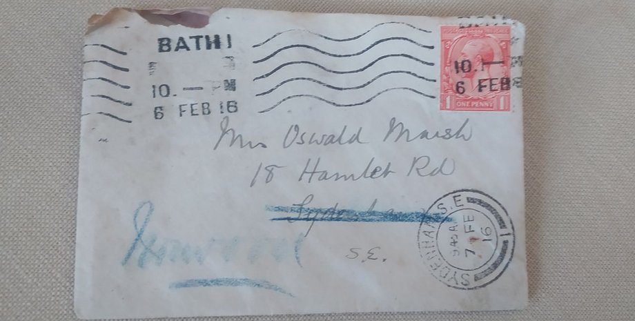 Письмо столетней давности