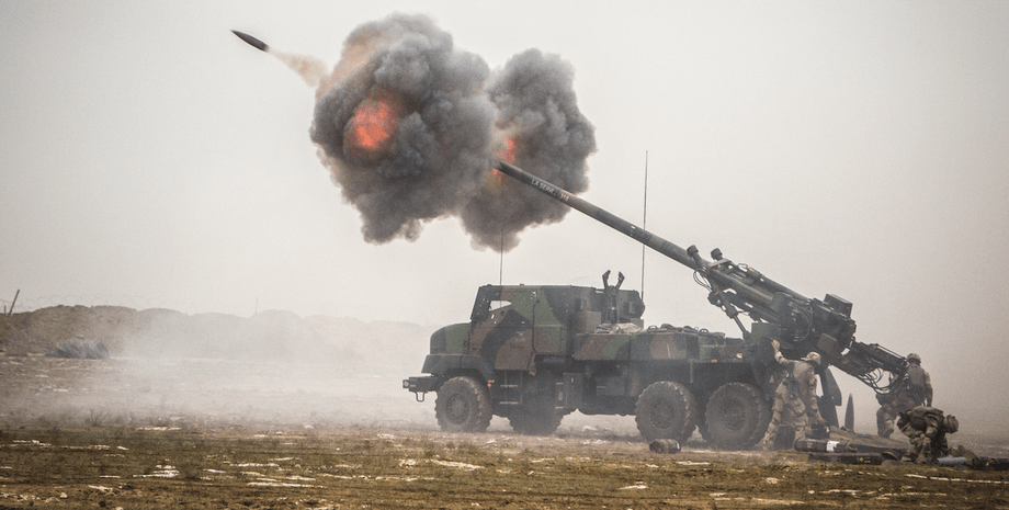 САУ Caesar, Caesar, гаубица, франция, орудие, пушка, установка, артиллерия, всу