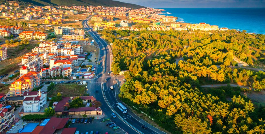 отдых в Болгарии - панорама побережья
