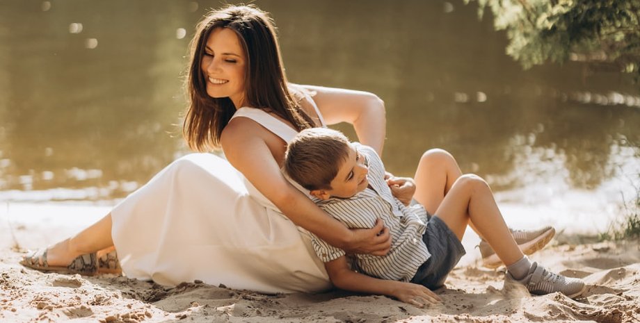 Антонина Хижняк, Антонина Хижняк с сыном, Антонина Хижняк дети