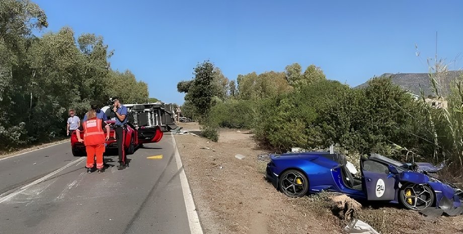 Sardinia Supercar Experience, сардиния, дтп, авария, суперкары