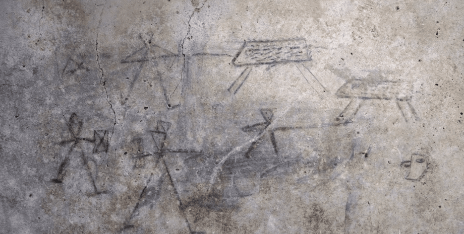 Помпеи, рисунки, изображения, гладиаторы, дети, археология, археологи, извержение, дом, открытие, раскопки, руины