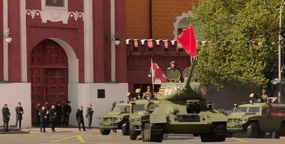 Т-34, танк, радянський танк, старий танк, парад Москва, Червона площа