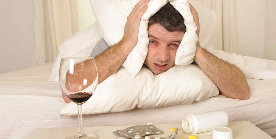 Похмелье у мужчины