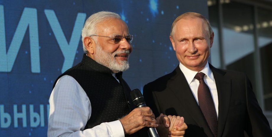 Путін і Моді постачання нафти