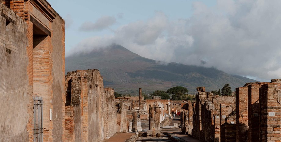 Помпеи, здания, руины, фото