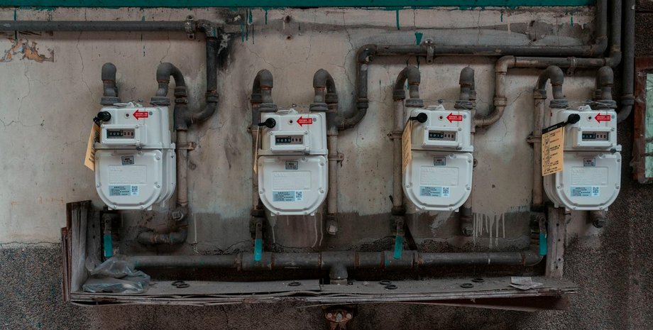 газ, счетчики, улица, коммуникации