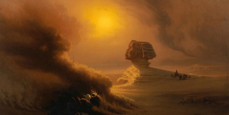 Древний Египет, Береника, извержение вулкана