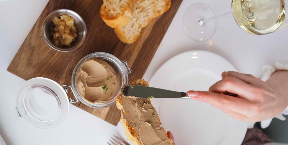 паштет со сливками, кулинария