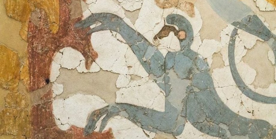 археология, история, находка, исследования, Древние фрески, греческие обезьяны, торговые связи Санторини, европейские торговые пути, бронзовый век, бронзовый век, древняя греция