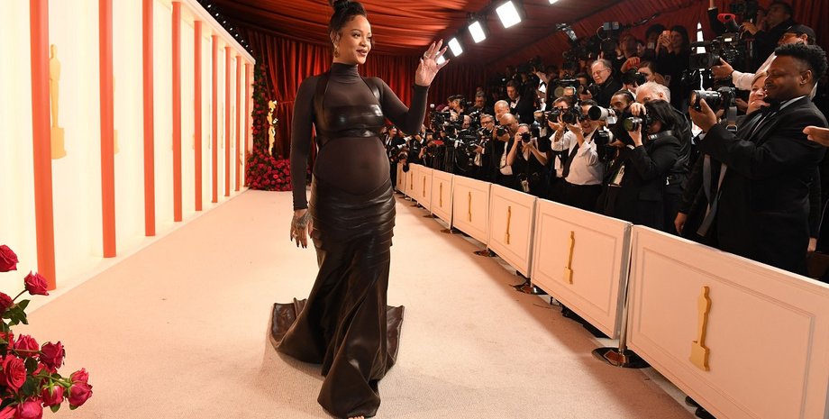 рианна, оскар 2023, беременная рианна, берменный образ, выступление на оскаре